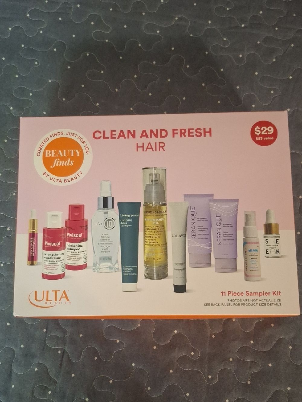 Ulta Beauty Clean and Fresh Hair Sampler Kit New